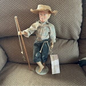 Huck Finn Collectible Doll - Mark Twain Collection by effanbee from 1983